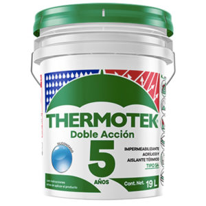Impermeabilizante termotek Doble Acción 5 años